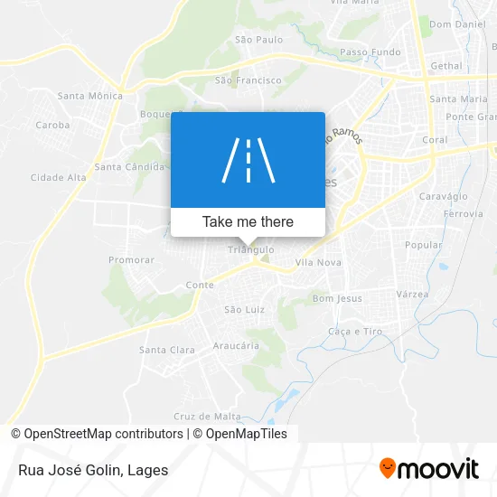 Rua José Golin map