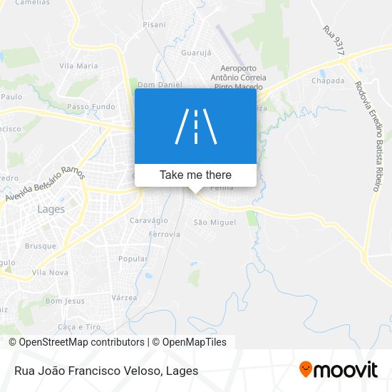 Rua João Francisco Veloso map