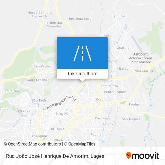 Rua João José Henrique De Amorim map