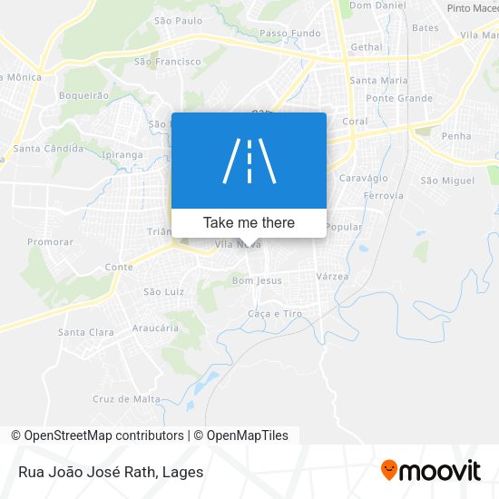Rua João José Rath map