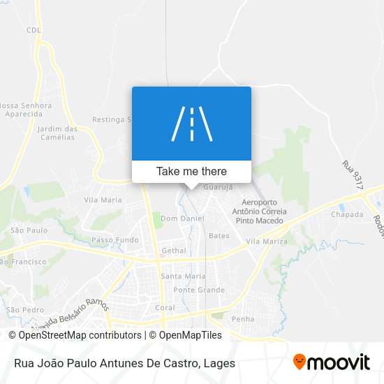 Rua João Paulo Antunes De Castro map