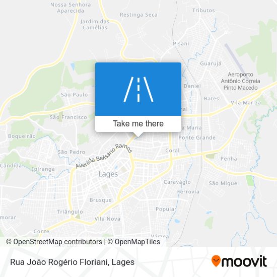 Rua João Rogério Floriani map