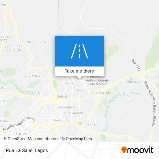 Rua La Salle map