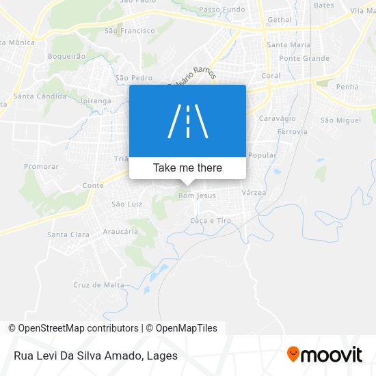 Rua Levi Da Silva Amado map