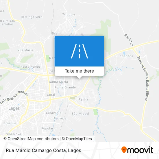 Rua Márcio Camargo Costa map