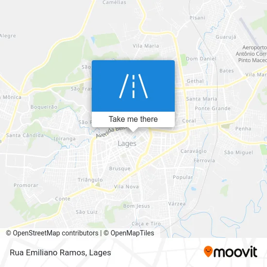 Rua Emiliano Ramos map