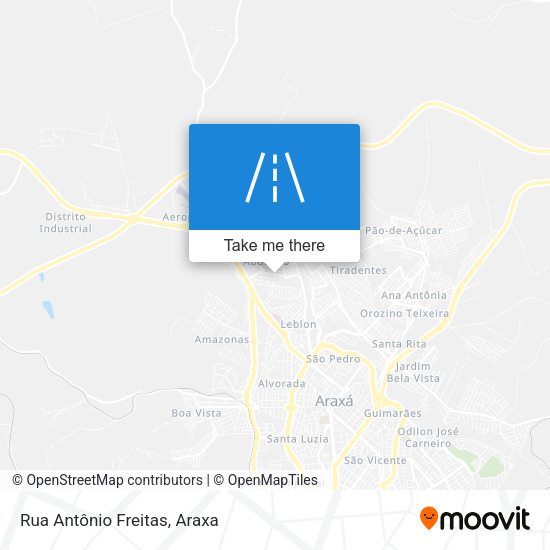 Rua Antônio Freitas map