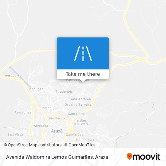 Avenida Waldomira Lemos Guimarães map