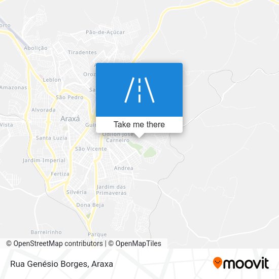 Rua Genésio Borges map
