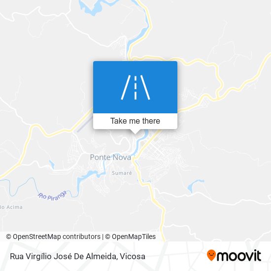 Mapa Rua Virgílio José De Almeida