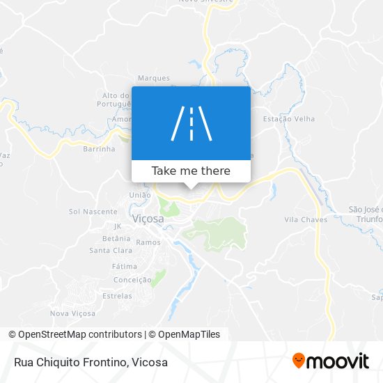 Mapa Rua Chiquito Frontino