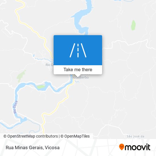 Rua Minas Gerais map