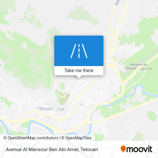 Avenue Al Mansour Ben Abi Amer map