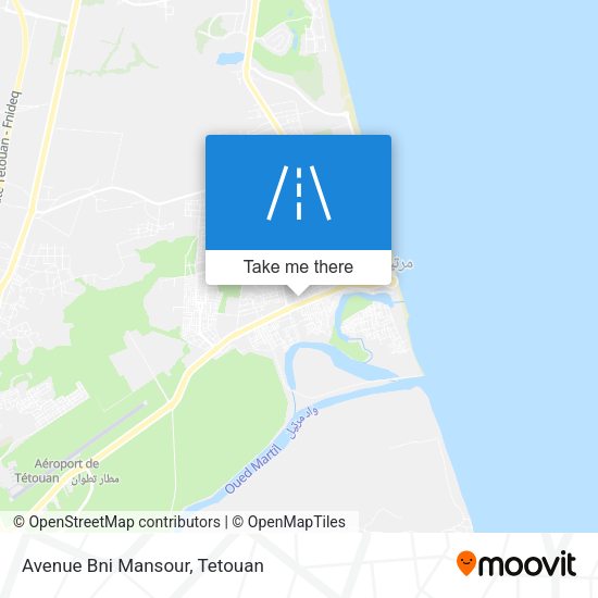 Avenue Bni Mansour map