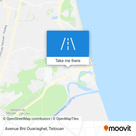 Avenue Bni Ouariaghel map