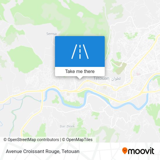Avenue Croissant Rouge map
