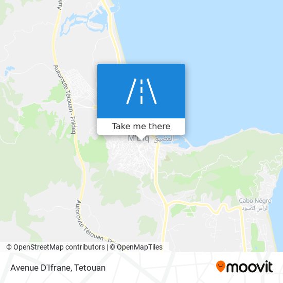Avenue D'Ifrane map