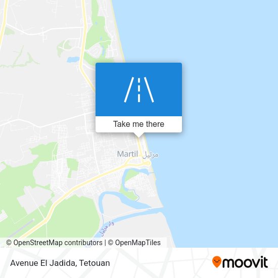 Avenue El Jadida map