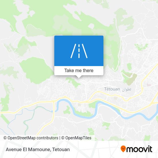 Avenue El Mamoune map