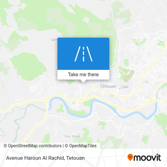 Avenue Haroun Al Rachid map