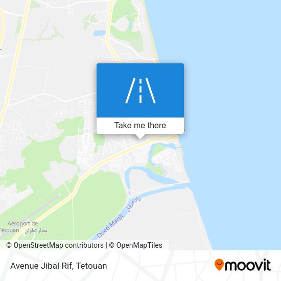 Avenue Jibal Rif map