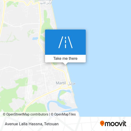 Avenue Lalla Hassna map