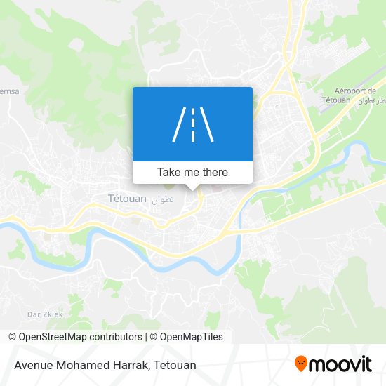Avenue Mohamed Harrak map