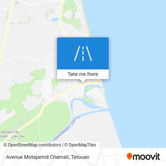 Avenue Motajamid Chamali map