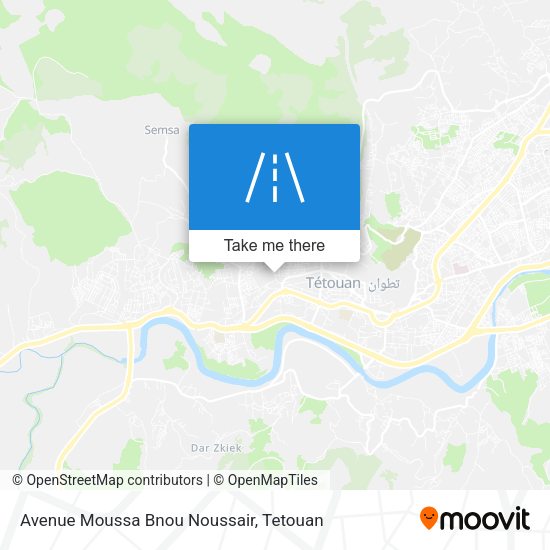 Avenue Moussa Bnou Noussair map