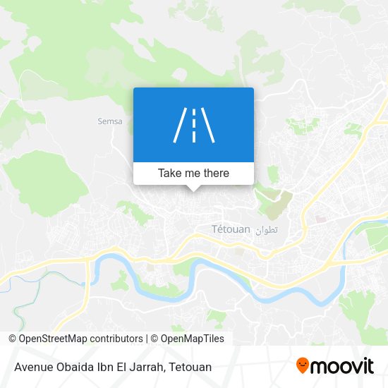 Avenue Obaida Ibn El Jarrah map