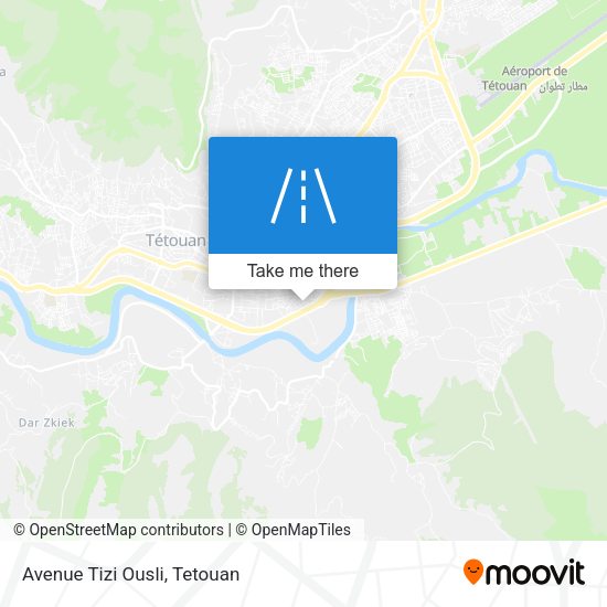 Avenue Tizi Ousli map