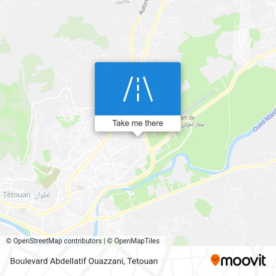 Boulevard Abdellatif Ouazzani map