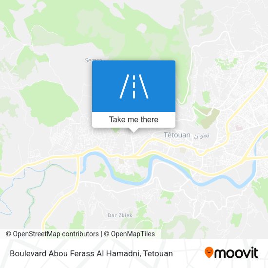 Boulevard Abou Ferass Al Hamadni map