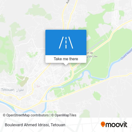 Boulevard Ahmed Idrissi map