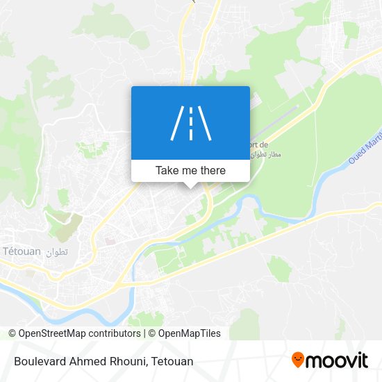 Boulevard Ahmed Rhouni map