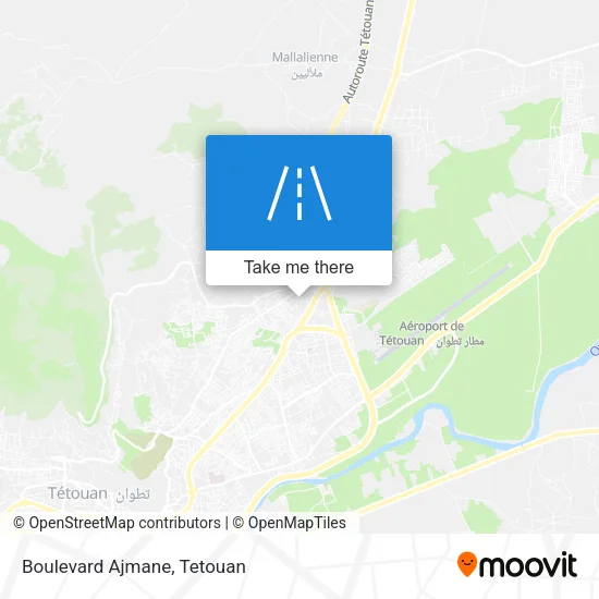 Boulevard Ajmane map