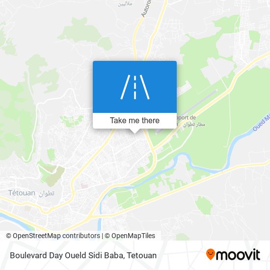 Boulevard Day Oueld Sidi Baba map