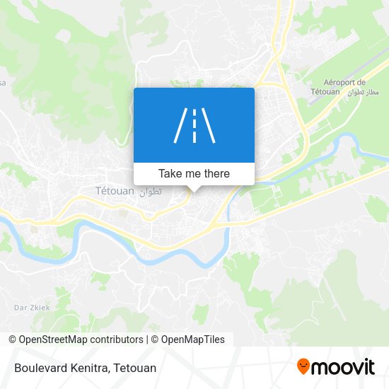 Boulevard Kenitra map