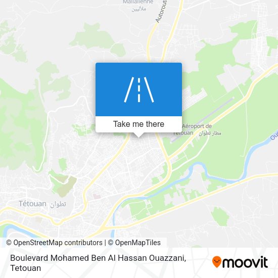 Boulevard Mohamed Ben Al Hassan Ouazzani map