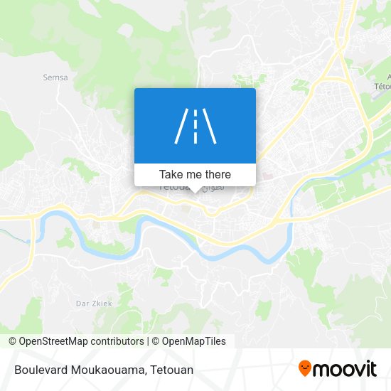 Boulevard Moukaouama map