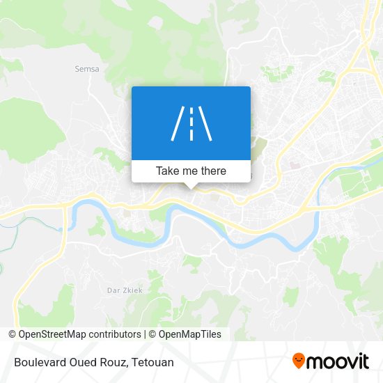 Boulevard Oued Rouz map
