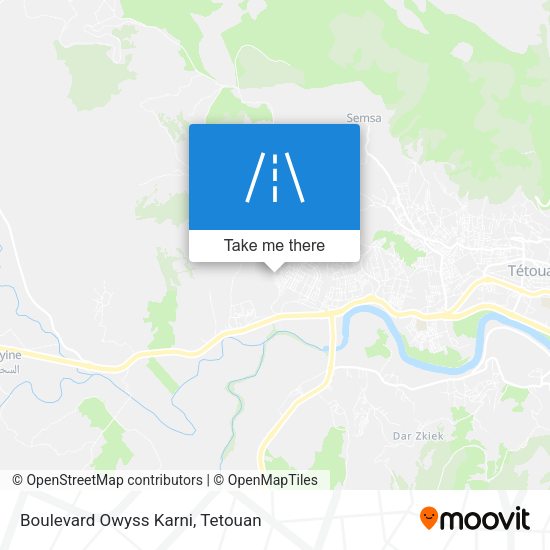 Boulevard Owyss Karni map