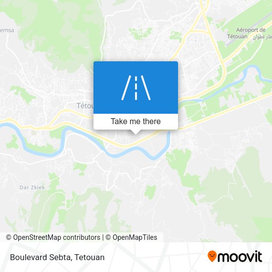 Boulevard Sebta map