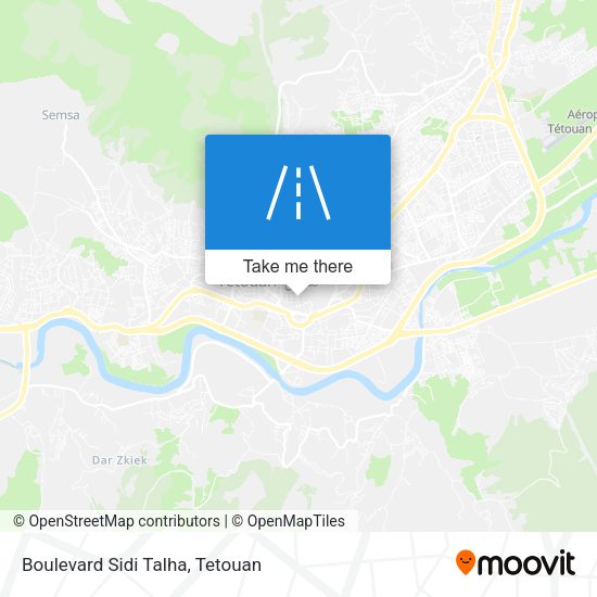 Boulevard Sidi Talha map