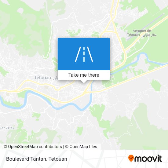 Boulevard Tantan map