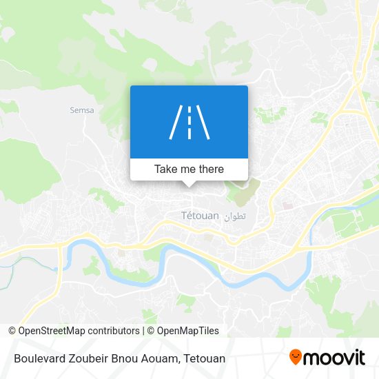Boulevard Zoubeir Bnou Aouam map