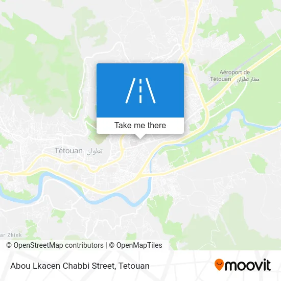Abou Lkacen Chabbi Street map
