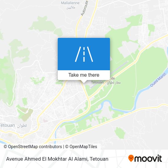 Avenue Ahmed El Mokhtar Al Alami map