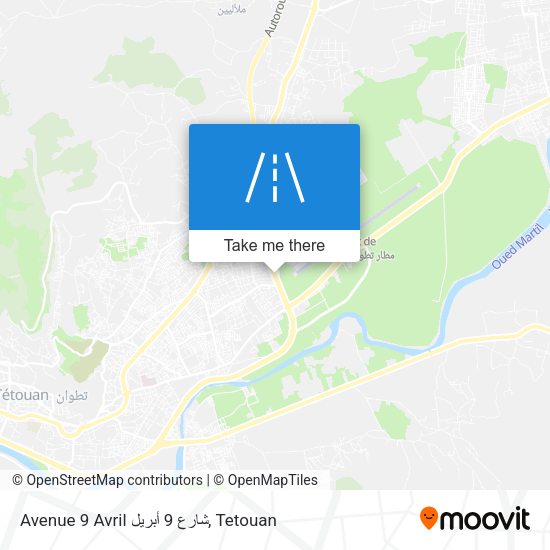 Avenue 9 Avril شارع 9 أبريل map