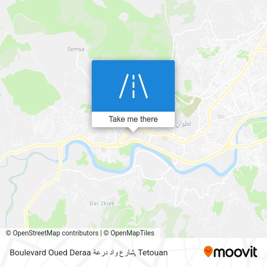 Boulevard Oued Deraa شارع واد درعة map